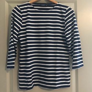 Saint James Striped 3/4 Sleeve Top